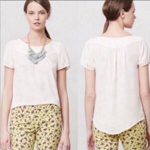 Anthropologie Vanessa Virginia Fieldbloom Floral Blouse Sz 0